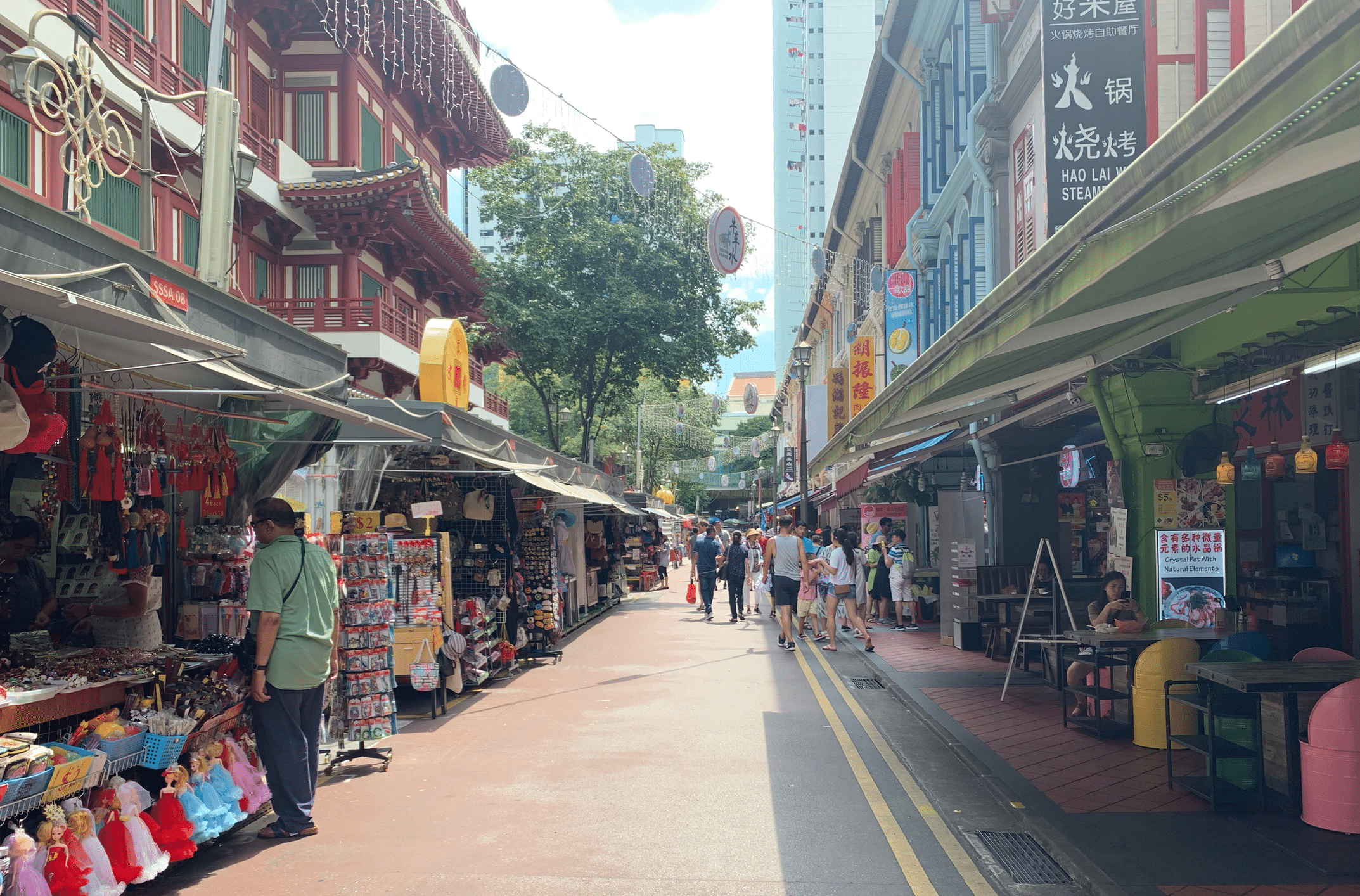 visiter singapour : chinatown