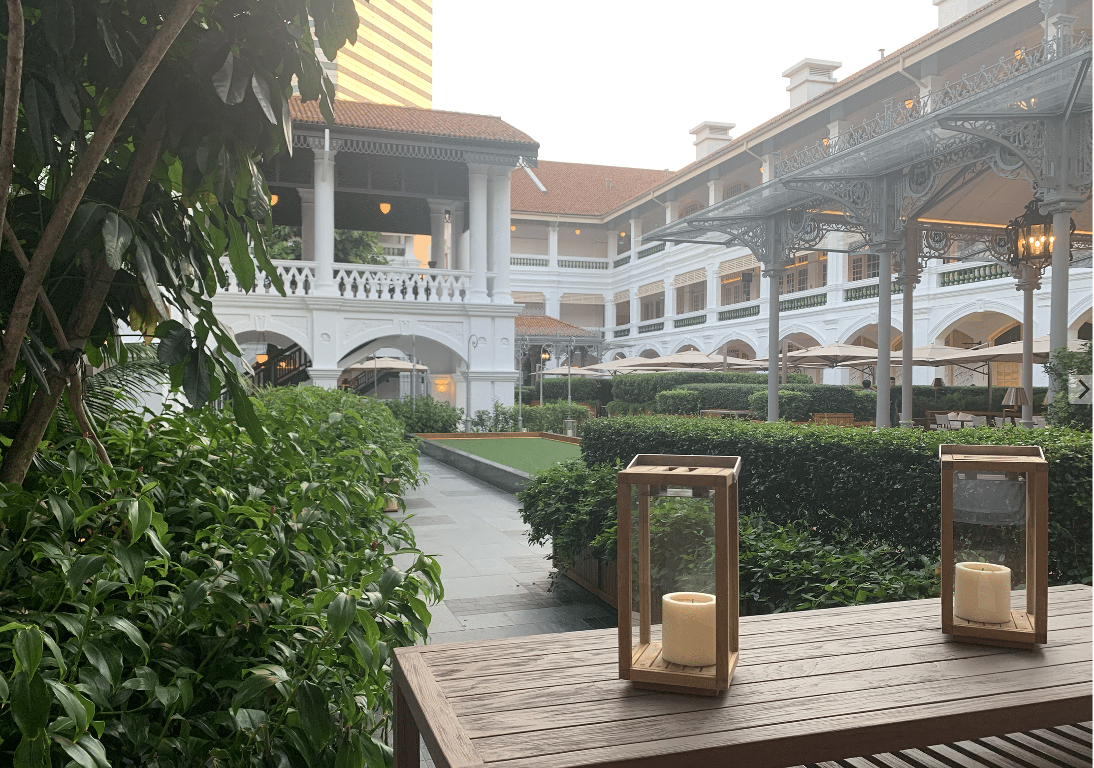 le raffles hotel a singapour