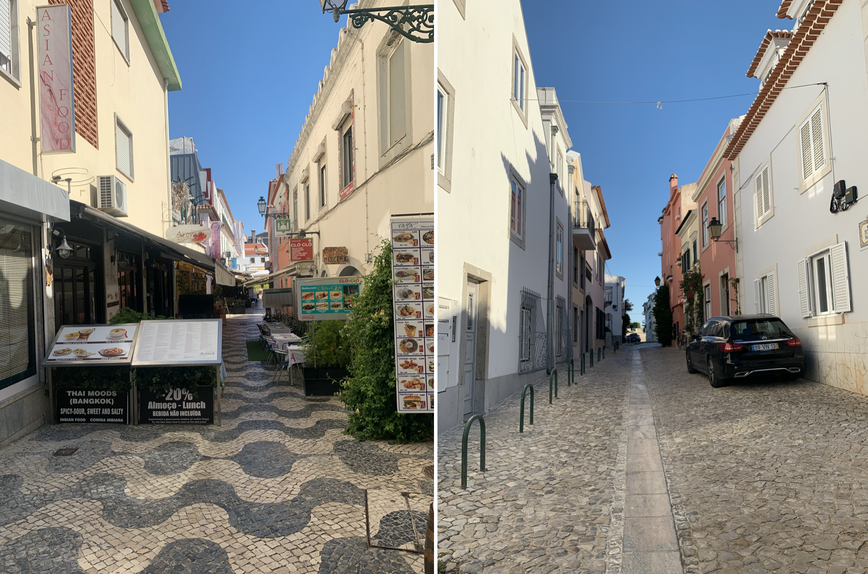 ruelles de cascais au portugal