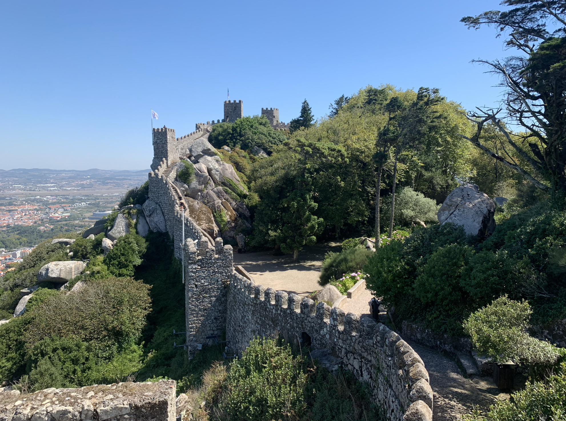 remparts du chateau des maures a sintra