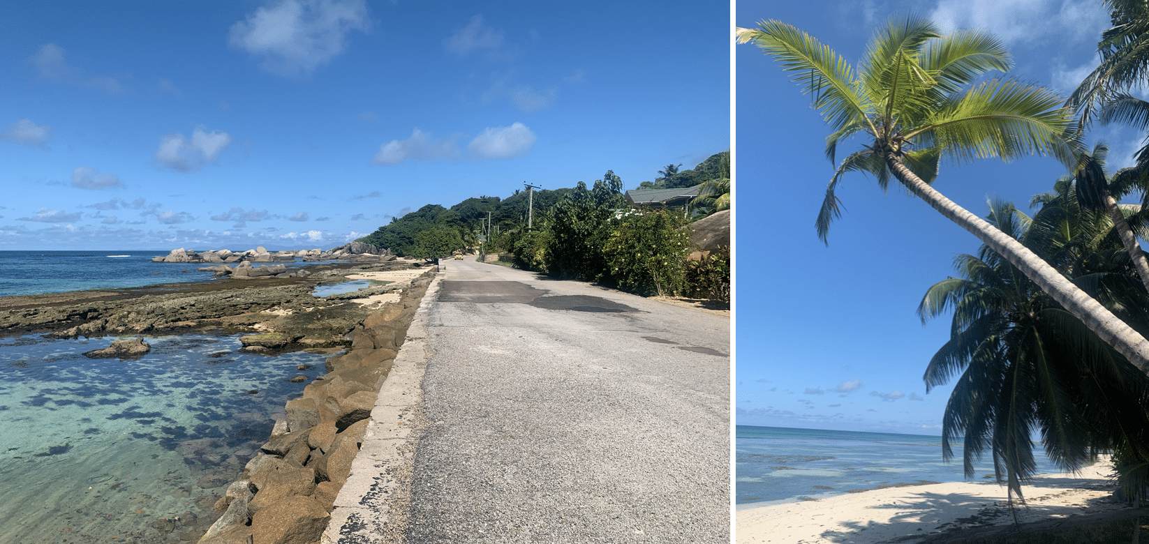 plages sauvages sur l'ile de praslin aux seychelles