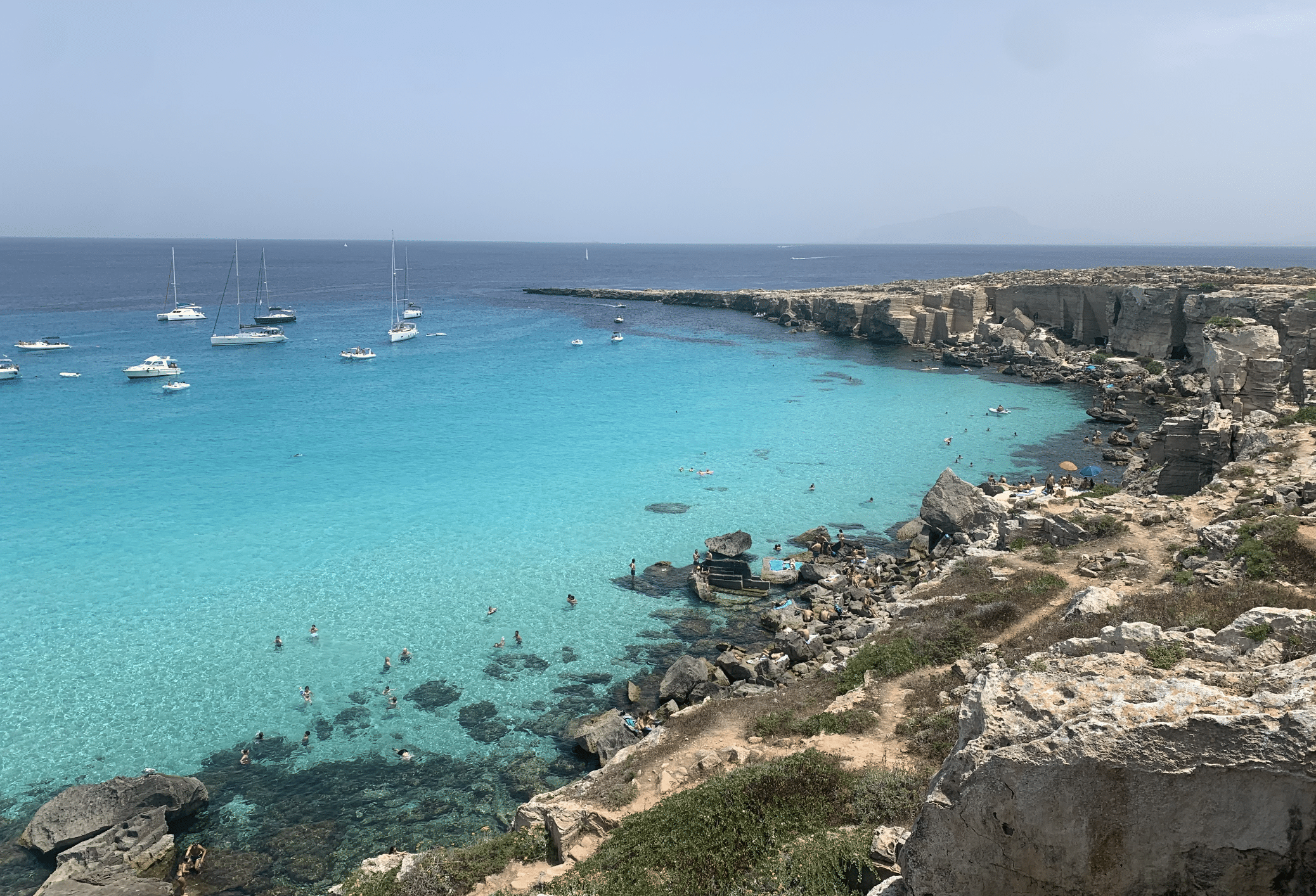 plus belles plages de sicile : les criques de l'ile de favignana