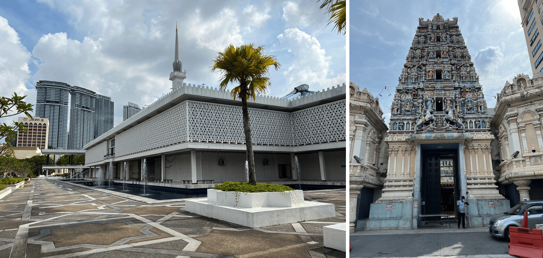mosquees et temples indiens a kuala lumpur