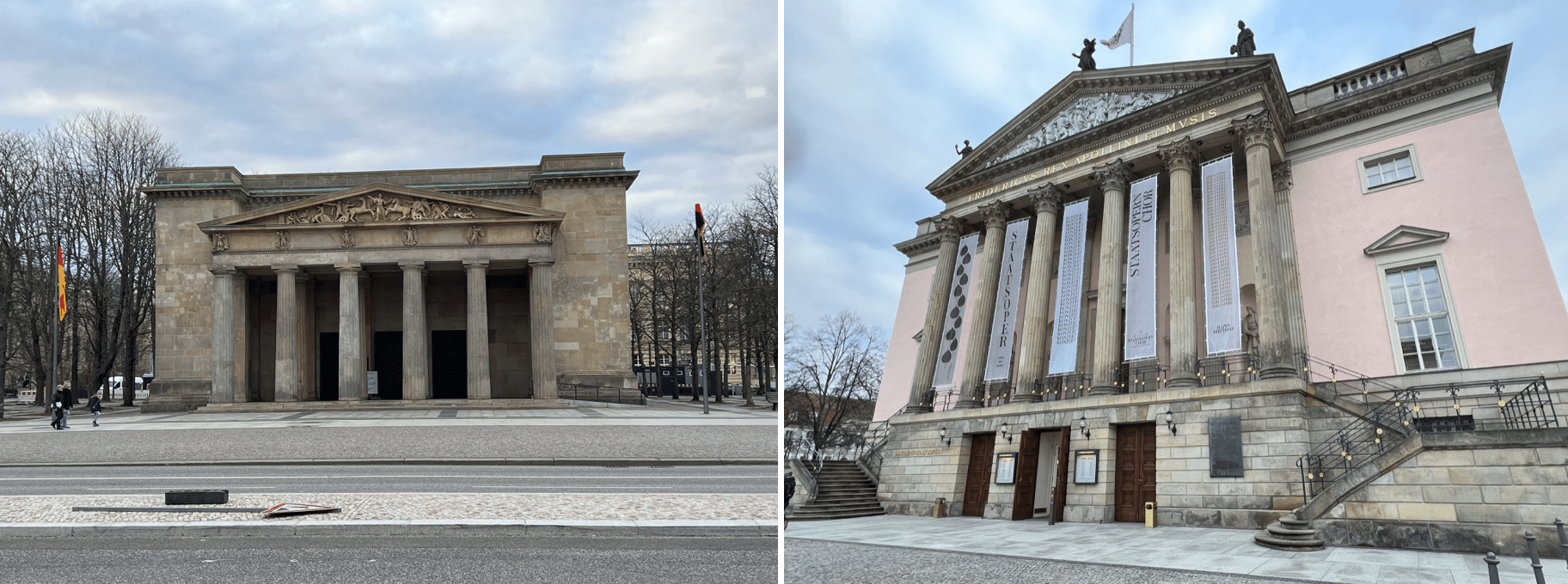 l edifice de la nouvelle garde et l opera d etat a berlin