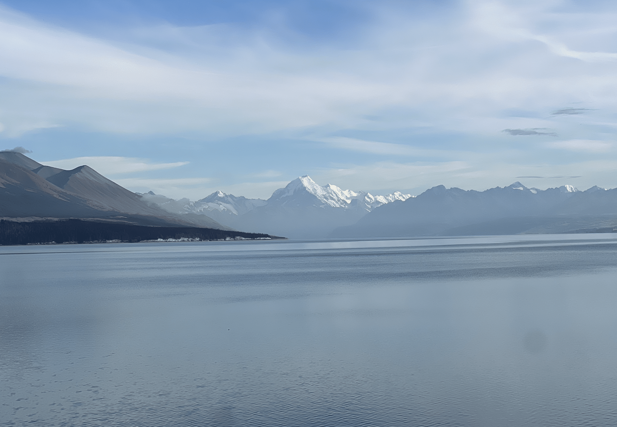 vue sur le mont cook en nouvelle zelande