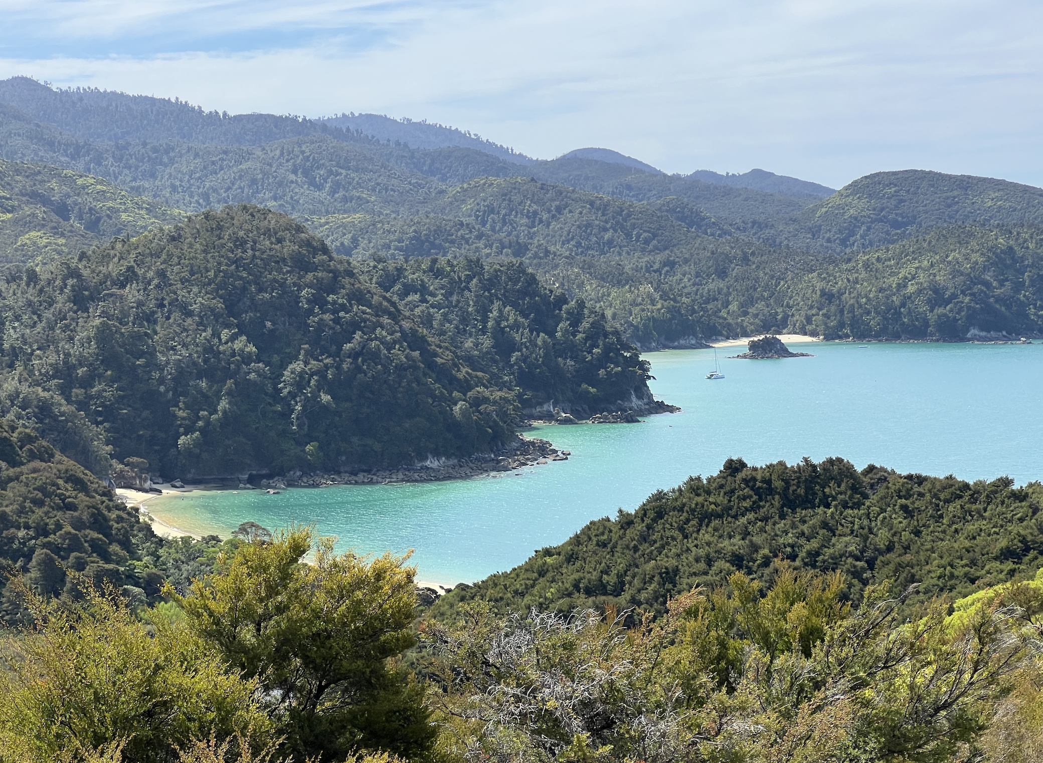 paysages de l abel tasman national park sur l ile du sud de nouvelle zelande